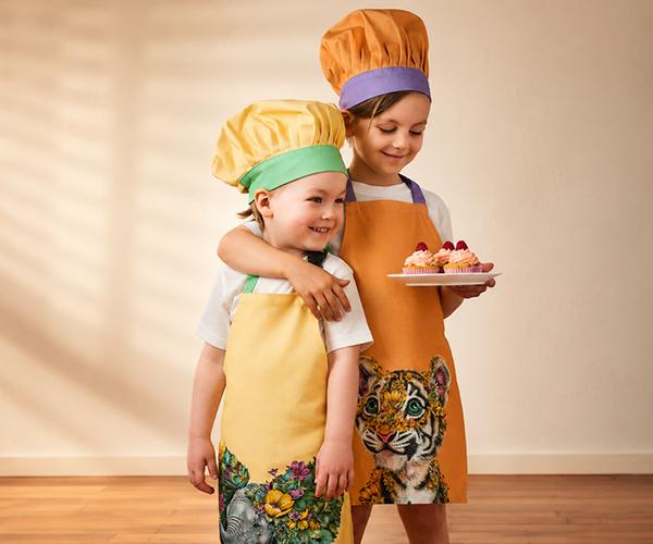 Wild Planet Apron & Hat